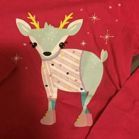 Girls size 4t crazy 8 jeans with long sleeve shirt - Picture 3 of 8